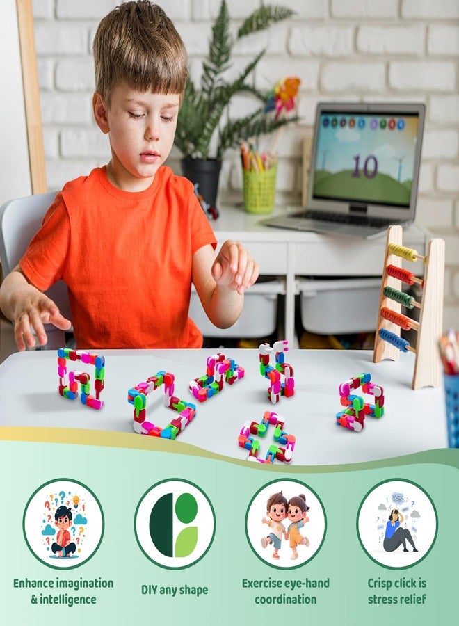 KOSIDEN 30pcs Party Favors,Wacky Tracks Fidget Toys Snap Click Toys, Bulk Toys for School Fidgets for Classroom Prize, Goodie Bag Stocking Stuffers, Birthday Christmas Students Gifts for Kids - Image 5